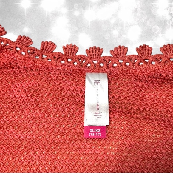 Babydoll Y2K Style Knit Tie Front Shrug - Picture 7 of 7